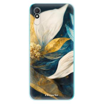 Odolné silikonové pouzdro iSaprio - Gold Petals - Xiaomi Redmi 9A