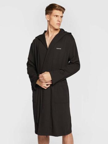 Calvin Klein pánský černý župan Robe - S-M (UB1)