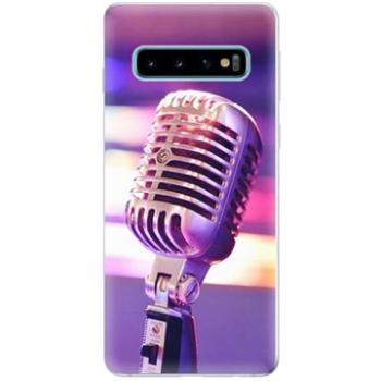 iSaprio Vintage Microphone pro Samsung Galaxy S10 (vinm-TPU-gS10)