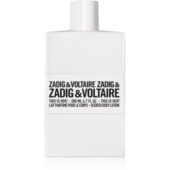 ZADIG&VOLTAIRE THIS IS HER! tělové mléko pro ženy 200 ml