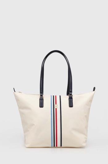 Kabelka Tommy Hilfiger béžová barva, AW0AW15981