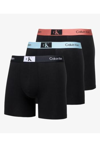 Pánské boxerky Calvin Klein NB3529A 3pack M Černá