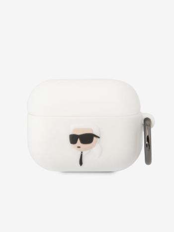 Karl Lagerfeld Airpods Pro White Pouzdro Bílá