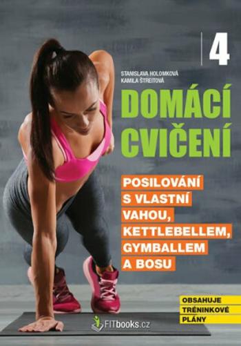 Domácí cvičení 4 - Posilování s vlastní vahou, kettlebellem, gymballem a BOSU - Stanislava Holomková, Kamila Štreitová