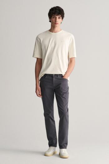 DŽÍNY GANT SLIM DESERT JEANS ANTRACITE