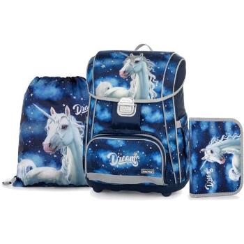 Oxybag SET UNICORN Školní set, tmavě modrá, velikost