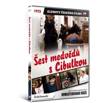 Šest medvědů s Cibulkou - edice KLENOTY ČESKÉHO FILMU (remasterovaná verze) - DVD (N02239)