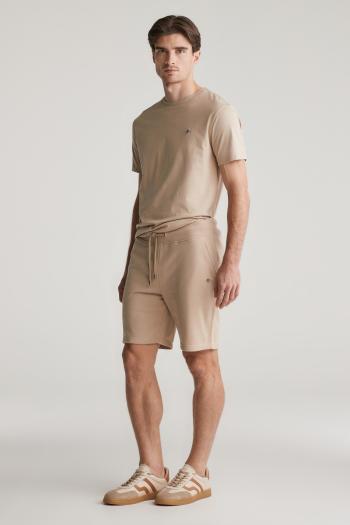 TEPLÁKOVÉ ŠORTKY GANT REG SHIELD SWEAT SHORTS DRY SAND