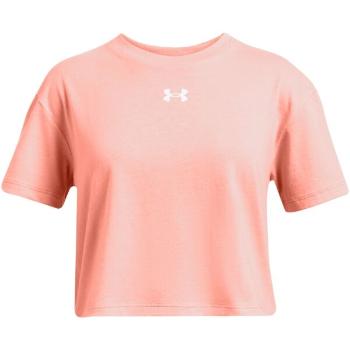 Under Armour SPORTSTYLE Dívčí triko, lososová, velikost