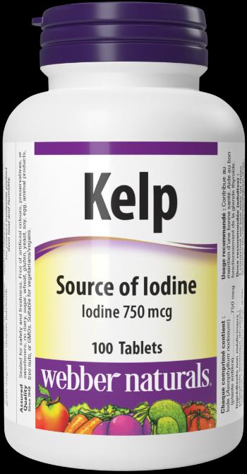 WEBBER NATURALS Kelp Jod 575mg 100tbl 100 tablet