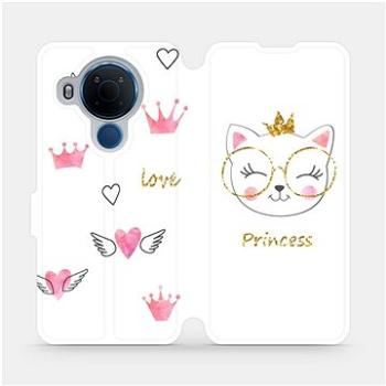 Flipové pouzdro na mobil Nokia 5.4 - MH03S Kočička princess (5903516647859)