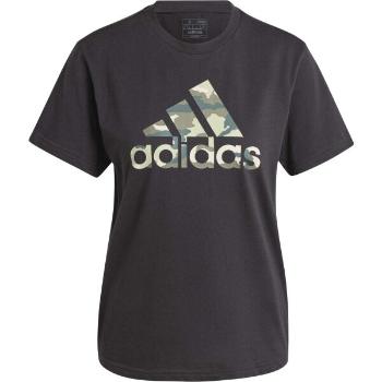 adidas CAMO GRAPHIC T-SHIRT Dámské triko, černá, velikost