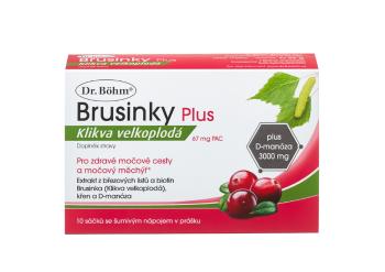 Dr. Böhm Brusinky Plus, Klikva velkoplodá 67 mg PAC, 10 sáčků