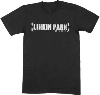 Linkin Park Tričko Bracket Logo Unisex Black 2XL