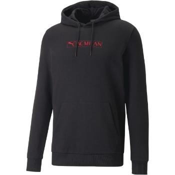 Puma ACM FOOTBALL LEGACY HOODIE Pánská mikina, černá, velikost