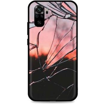 TopQ LUXURY Xiaomi Redmi Note 10 pevný Pink Broken 58004 (Sun-58004)