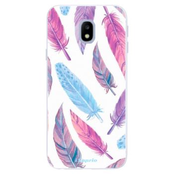 Silikonové pouzdro iSaprio - Feather Pattern 10 - Samsung Galaxy J3 2017