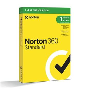 Norton 360 Standard 10GB, VPN, 1 uživatel, 1 zařízení, 12 měsíců (elektronická licence) (21405801)