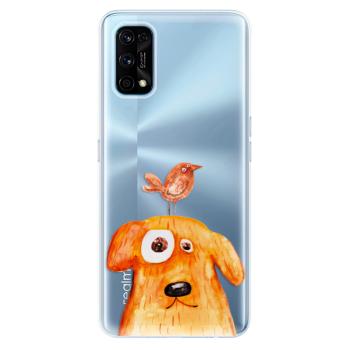 Odolné silikonové pouzdro iSaprio - Dog And Bird - Realme 7 Pro