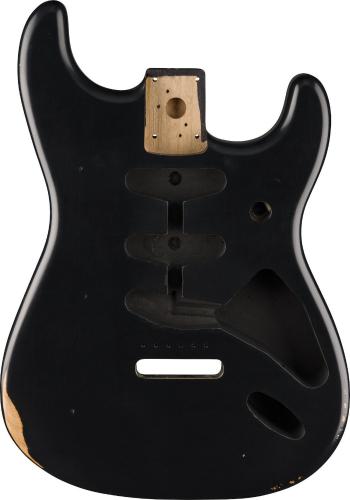 Fender Road Worn 50's Stratocaster SSS Alder Black Kytarové tělo