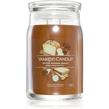 Yankee Candle Spiced Banana Bread vonná svíčka Signature 567 g