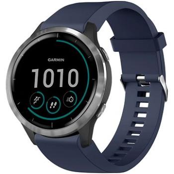 FIXED Silicone Strap pro Garmin QuickFit 20mm modrý (FIXSST-QF20MM-BL)