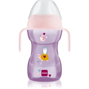 MAM Fun to Drink Cup cană pentru antrenament Pink 270 ml