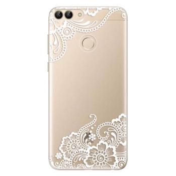 Odolné silikonové pouzdro iSaprio - White Lace 02 - Huawei P Smart