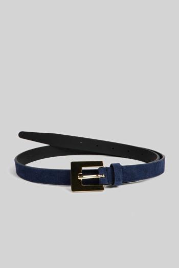 OPASEK GANT SLIM SUEDE BELT MARINE