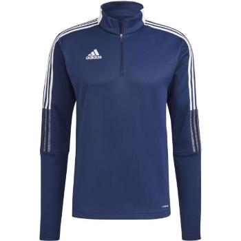 adidas TIRO 21 TOP Pánská fotbalová mikina, tmavě modrá, velikost