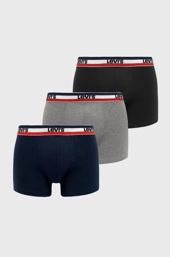 Boxerky Levi's pánské, černá barva, 37149.0544-blackgreym