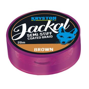 Kryston Šňůra Jackal 20m 20lb/9kg - hnědá