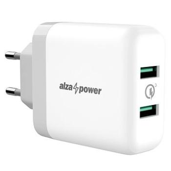 AlzaPower Q200 Quick Charge 3.0 bílá (APW-CCQ200W)