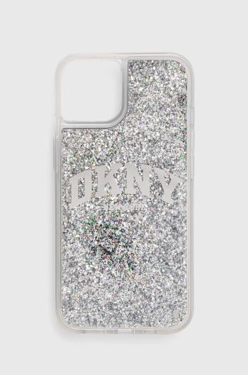 Obal na telefon Dkny iPhone 14 / 15 / 13 6.1" černá barva, DKHCP14SLBNAEK