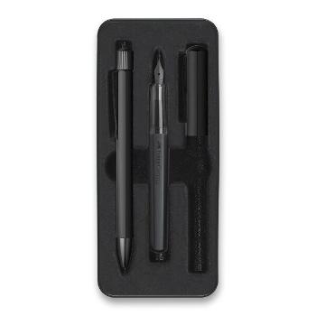 Sada Plnicí pero a kuličkové pero Faber-Castell Hexo Black 0021/1405790