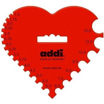 Meřidlo jehlic Addi - srdce (409-7)