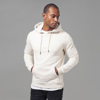 Pánska mikina s kapucňou Urban Classics Basic Sweat Hoody sand - L