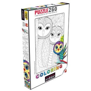 Anatolian Coloring puzzle Rodina soviček 260 dílků (8698543133167)