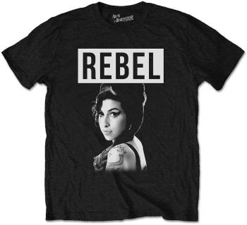 Amy Winehouse Tričko Rebel Unisex Black L