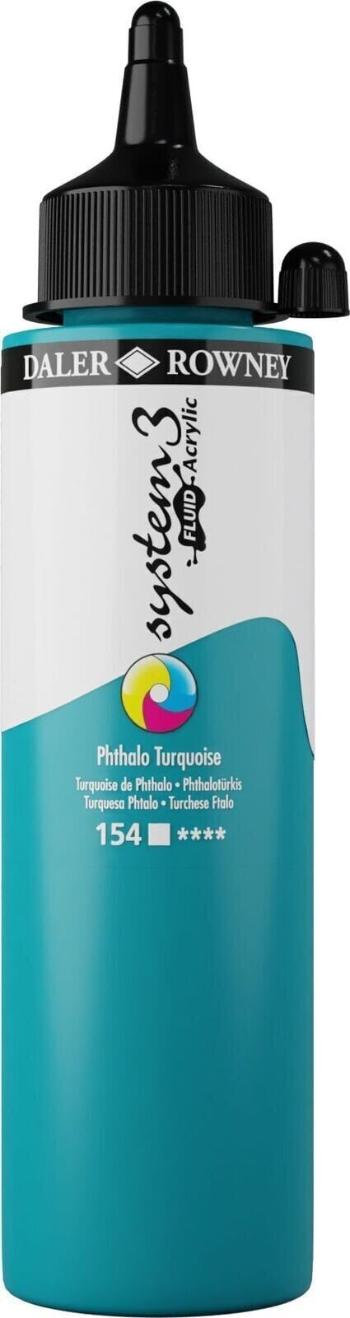 Daler Rowney System3 Akrylová barva Phthalo Turquoise 250 ml 1 ks
