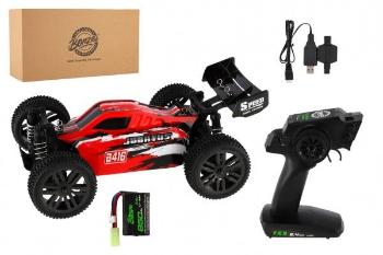 Auto RC Buggy Bonzai Jubatus terénní 30cm plast červené 2,4GHz na bat.+dob. pack v krab. 40x14x21cm