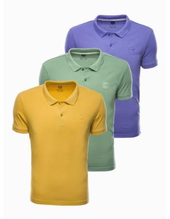 Pánské tričko polo Z287 mix 3-pack 