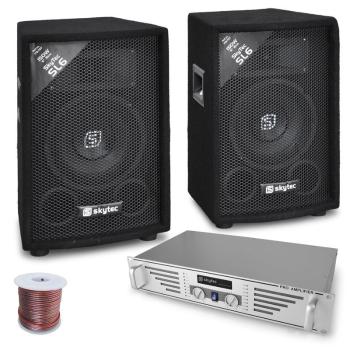 Skytec Set boxe si amplificator DJ-PA ”Rookie” 800W