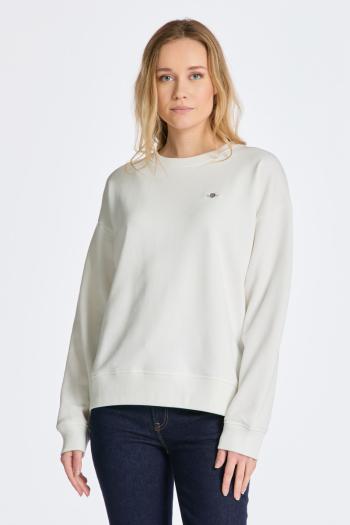 MIKINA GANT REL SHIELD C-NECK SWEAT EGGSHELL