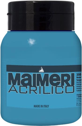 Maimeri Acrilico Akril festék Turquoise Green 350 500 ml 1 db