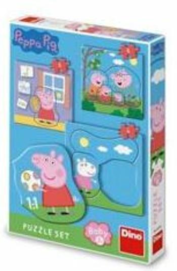 Puzzle Set Baby Peppa Pig rodina