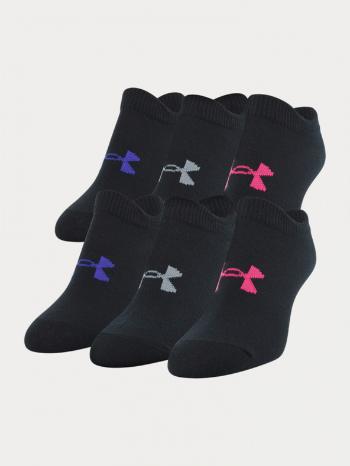 Under Armour Ponožky 6 párů dětské Černá