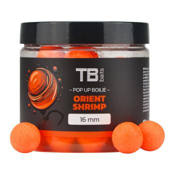 Tb baits plávajúce boilie pop-up orient shrimp + nhdc 65 g - 16 mm