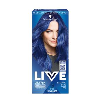 Live Ultra Brights Barva na vlasy 095 ocelově modrá 60 ml