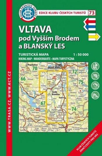 KČT 73 Vltava pod Vyšším Brodem a Blanský les